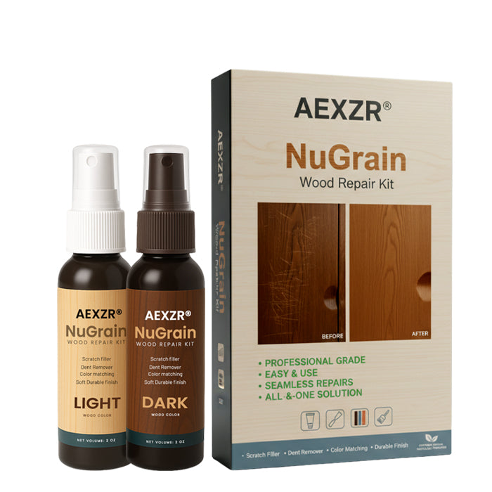 🪵 Make Wood Scratches Vanish in 60 Seconds | AEXZR® NuGrain Repair Kit