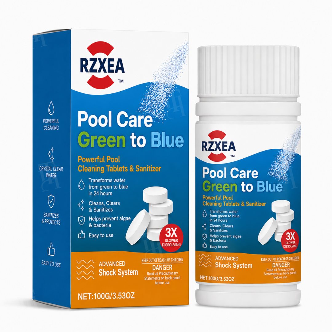 🏆 Official Store | RZXEA™ Pool Care Green to Blue
