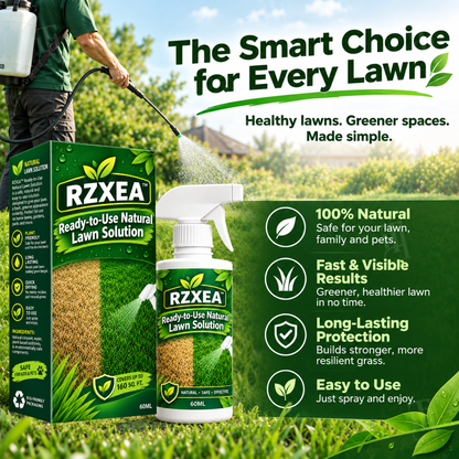 🏆 New Upgrade | RZXEA™ Ready-to-Use Natural Lawn Solution
