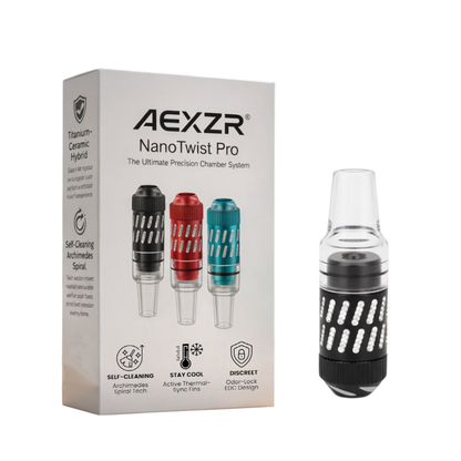 AEXZR® NanoTwist Pro  | Titanium & Zirconia Chamber | Cool Touch & Pure Flavor