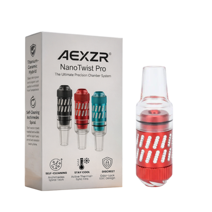 AEXZR® NanoTwist Pro  | Titanium & Zirconia Chamber | Cool Touch & Pure Flavor