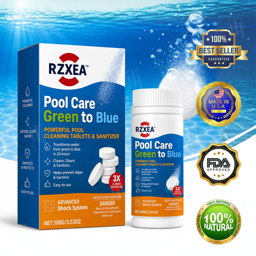 🏆 Official Store | RZXEA™ Pool Care Green to Blue