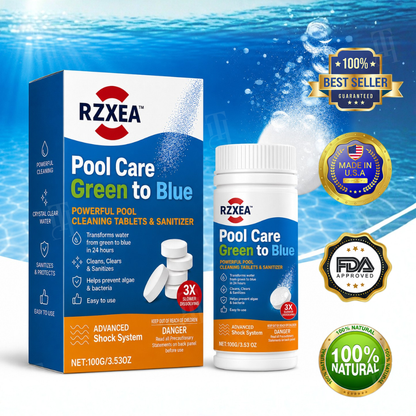 🏆 Official Store | RZXEA™ Pool Care Green to Blue