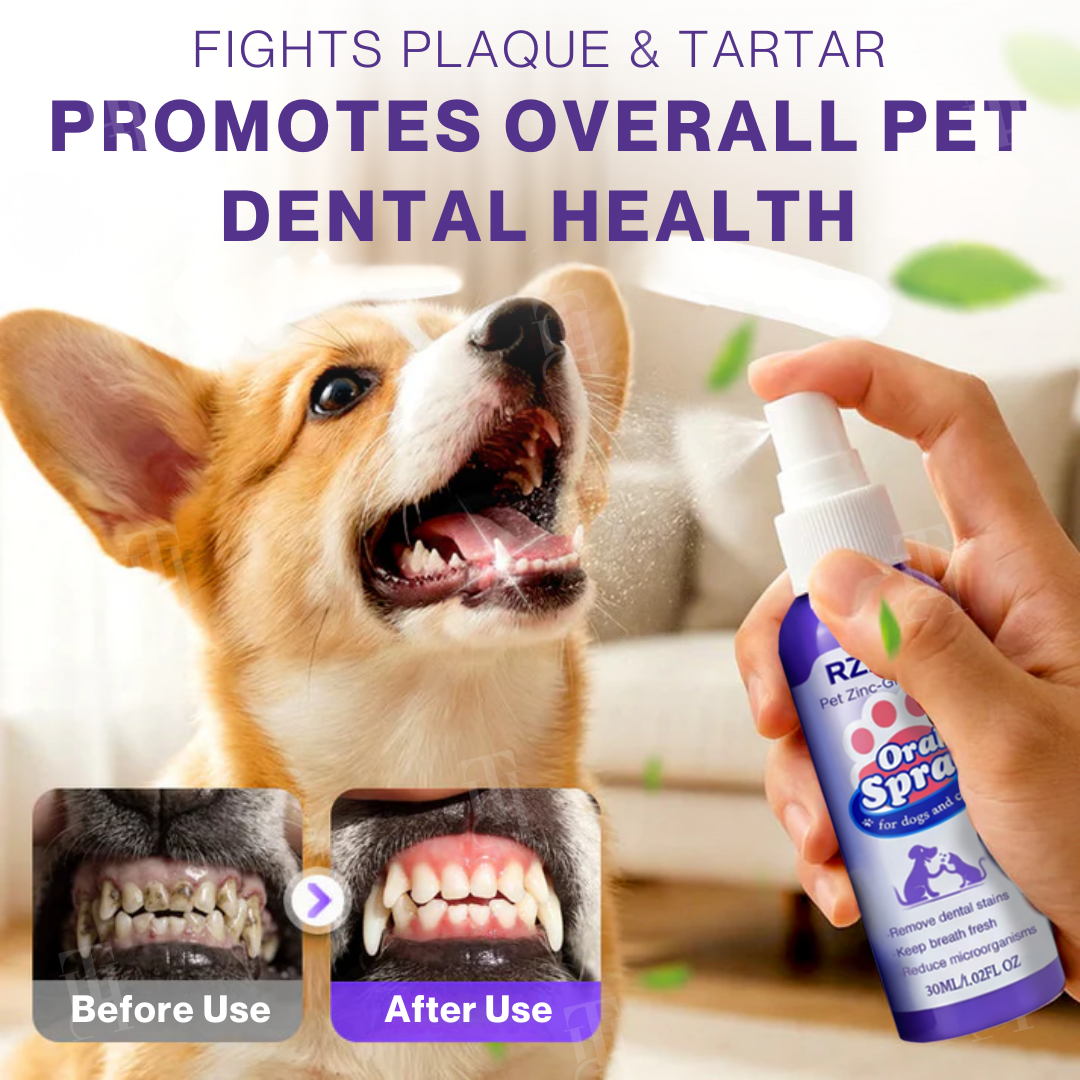 🏆 Official Store | RZXEA™ Pet Zinc-Gluconate Oral Spray