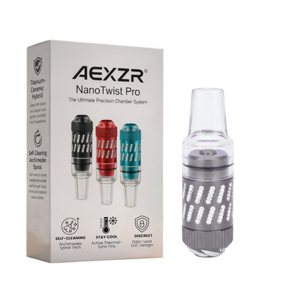 AEXZR® NanoTwist Pro  | Titanium & Zirconia Chamber | Cool Touch & Pure Flavor