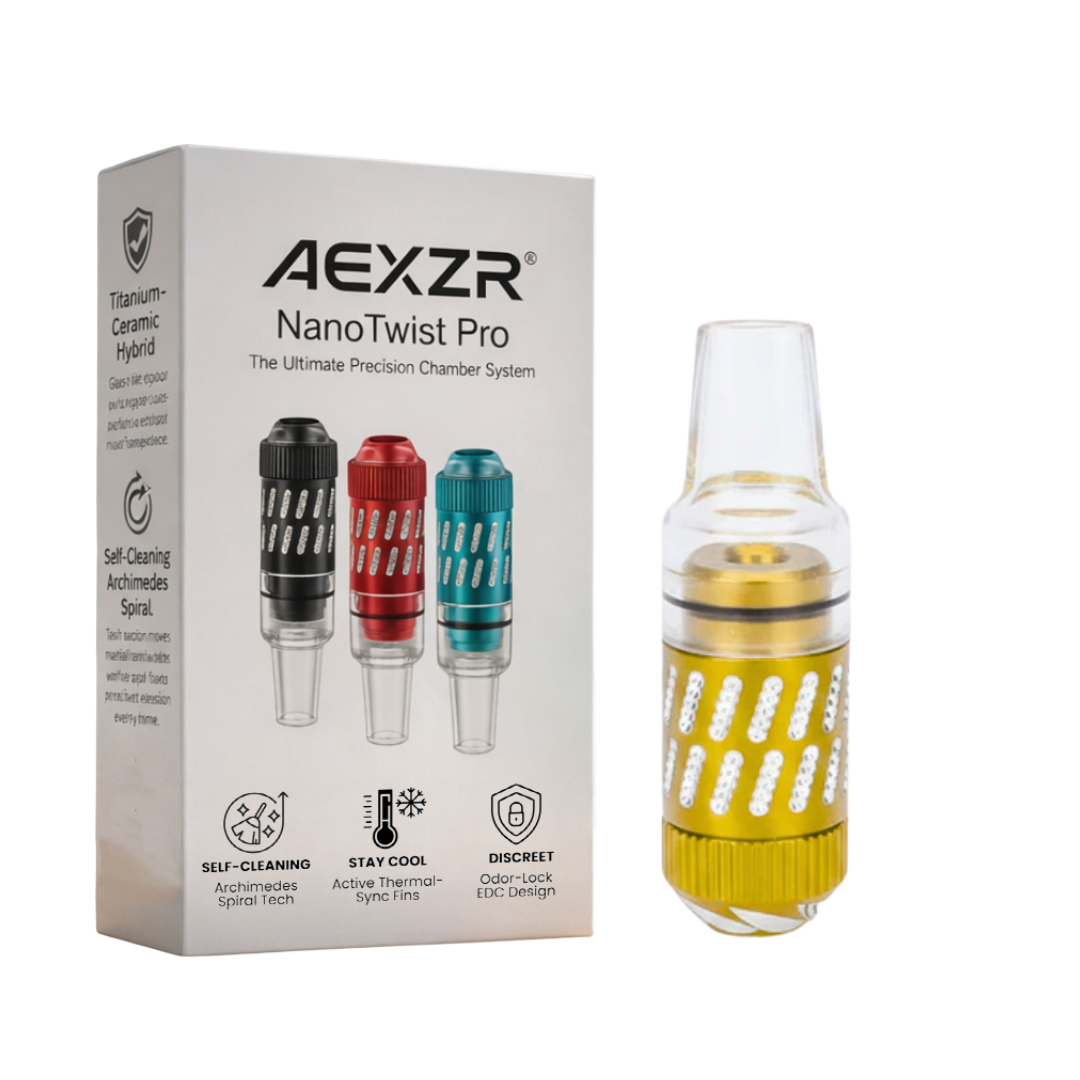 AEXZR® NanoTwist Pro  | Titanium & Zirconia Chamber | Cool Touch & Pure Flavor