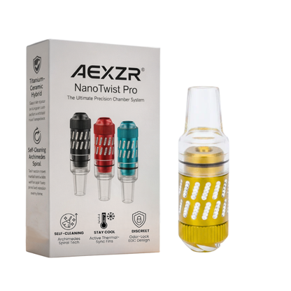 AEXZR® NanoTwist Pro  | Titanium & Zirconia Chamber | Cool Touch & Pure Flavor
