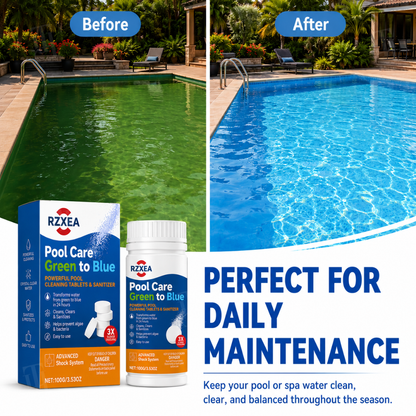🏆 Official Store | RZXEA™ Pool Care Green to Blue
