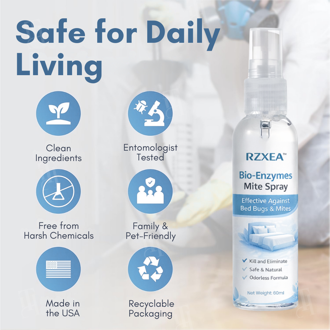 🏆 Official Store | RZXEA™ Bio-Enzymes Mite Spray