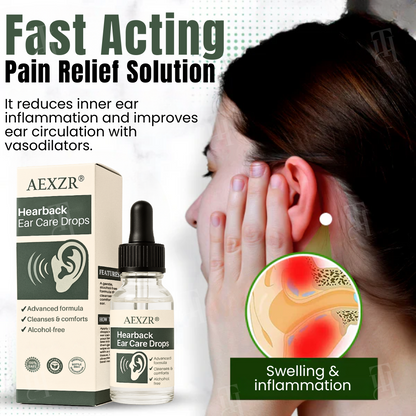 AEXZR® Hearback Tinnitus Drops 💤 Stops Ringing & Buzzing | Calms Nervous System