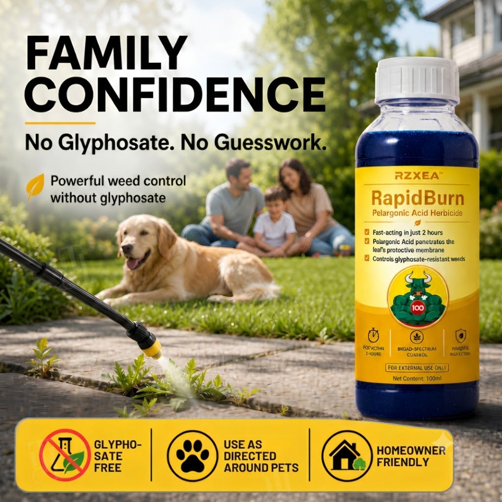 🏆 New Upgrade | RZXEA™ RapidBurn Pelargonic Acid Herbicide
