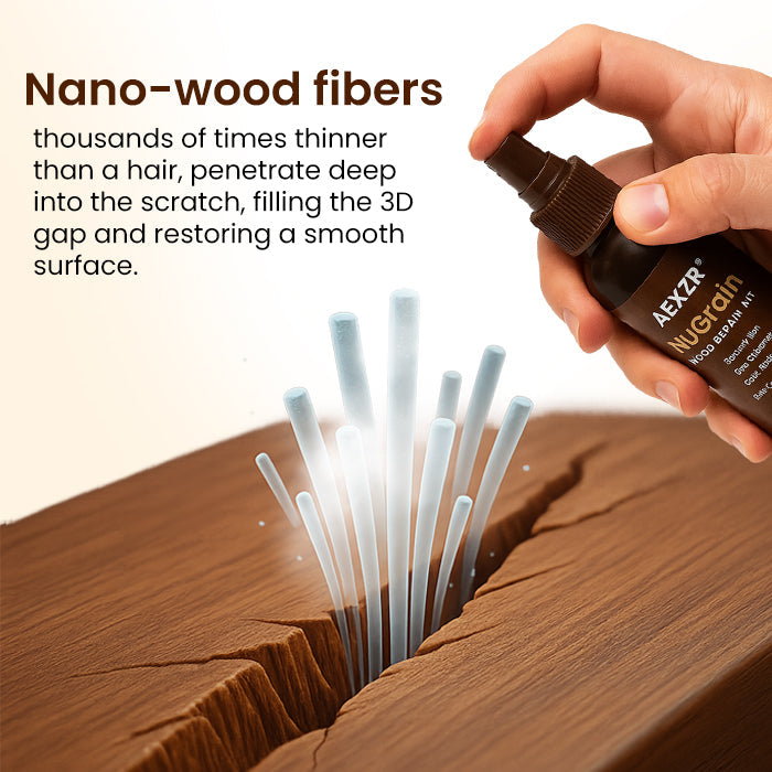🪵 Make Wood Scratches Vanish in 60 Seconds | AEXZR® NuGrain Repair Kit