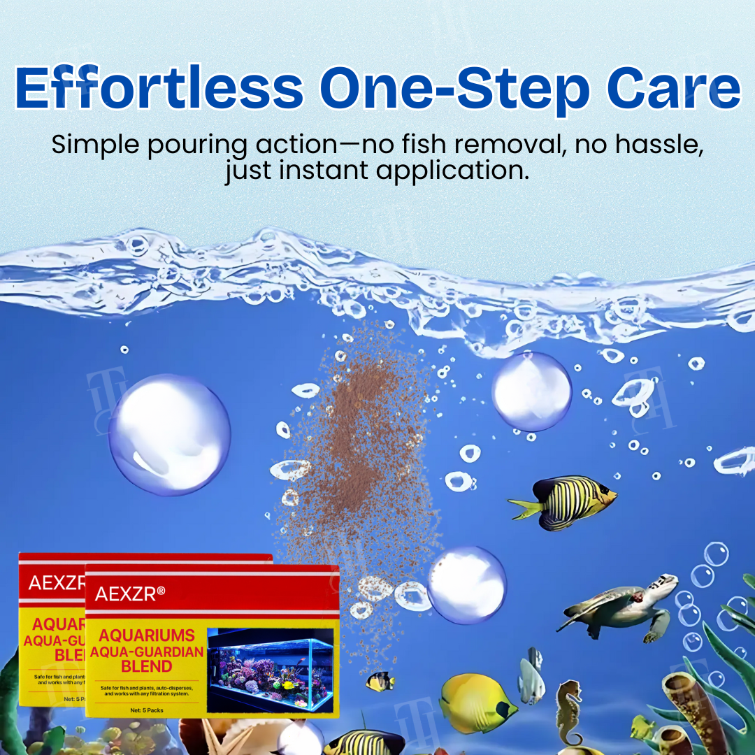 🏆 Official Store | 🌊 Achieve Crystal Clear Water & Thriving Fish 🌿 AEXZR® Aqua-Guardian Blend