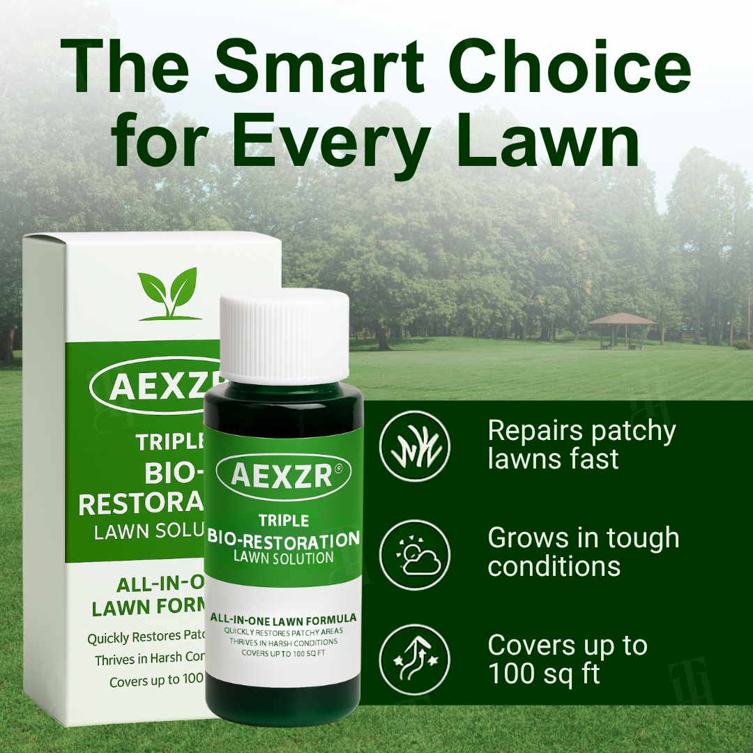 AEXZR® Liquid Lawn Tonic 🌿 Seaweed & Amino Acid Feed | Revives Patchy Gardens Fast