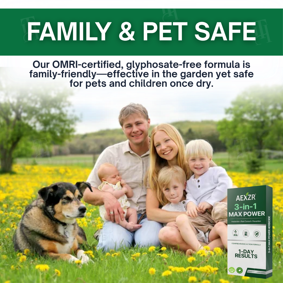 🌱 Safe for Pets, Tough on Weeds | AEXZR® 3-in-1 Garden Defense