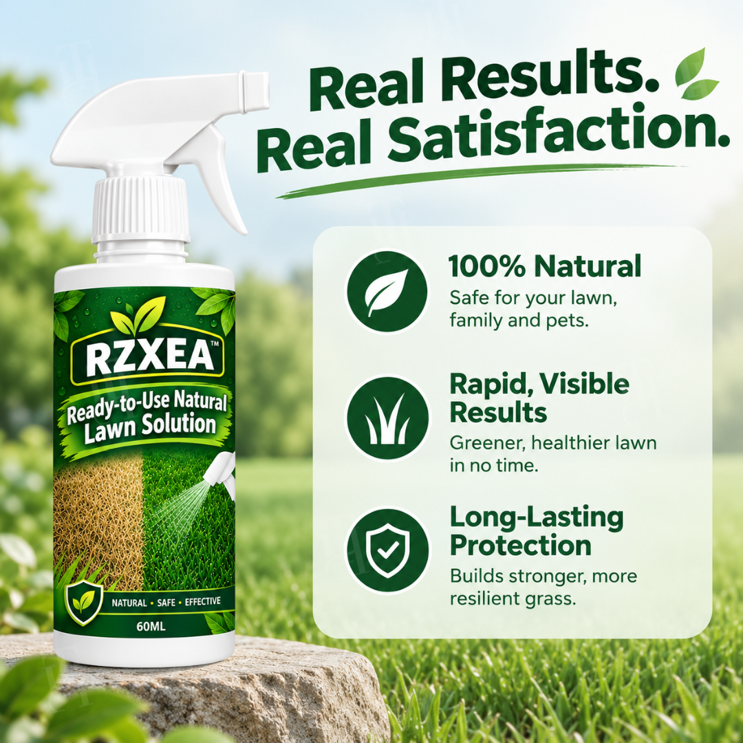 🏆 New Upgrade | RZXEA™ Ready-to-Use Natural Lawn Solution
