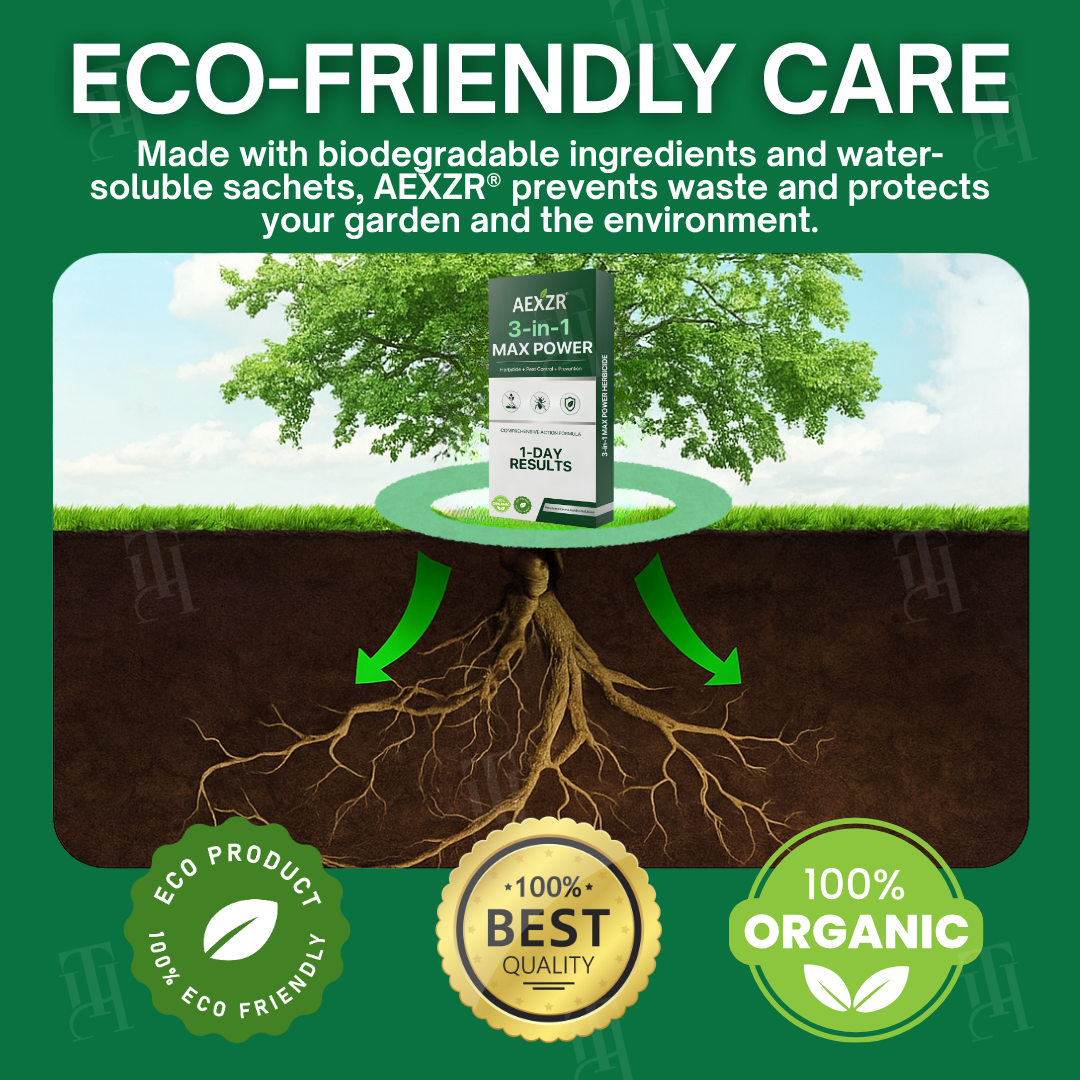 🌱 Safe for Pets, Tough on Weeds | AEXZR® 3-in-1 Garden Defense