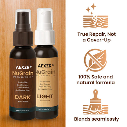 🪵 Make Wood Scratches Vanish in 60 Seconds | AEXZR® NuGrain Repair Kit