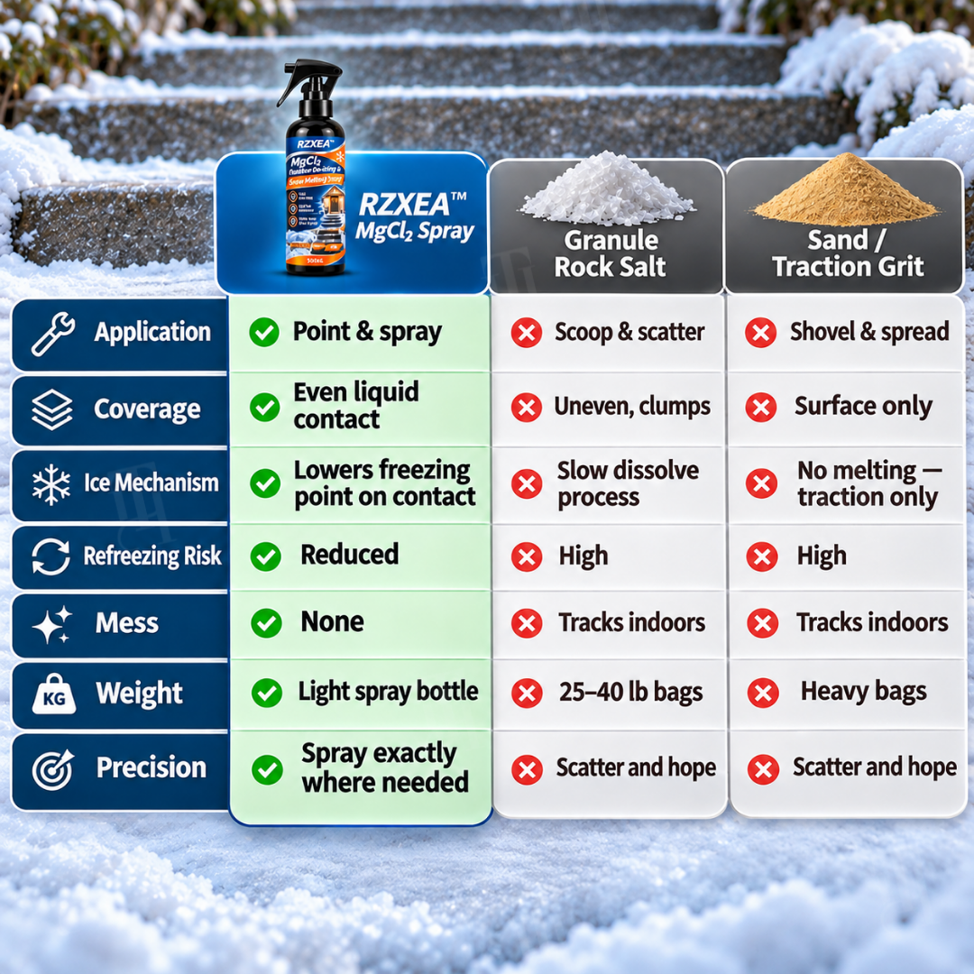 RZXEA™ MgCl₂ Outdoor De-Icing & Snow Melting Spray