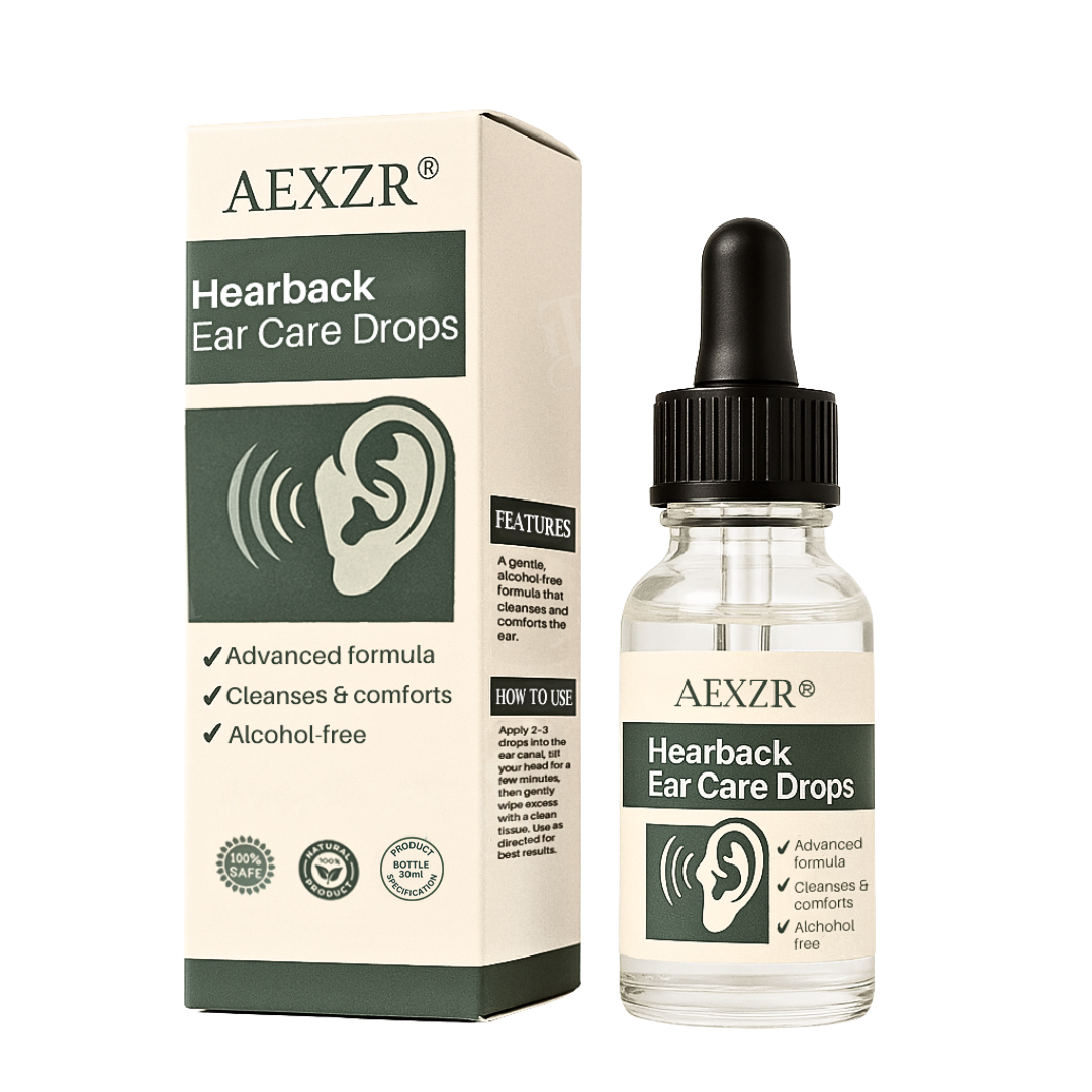 AEXZR® Hearback Tinnitus Drops 💤 Stops Ringing & Buzzing | Calms Nervous System