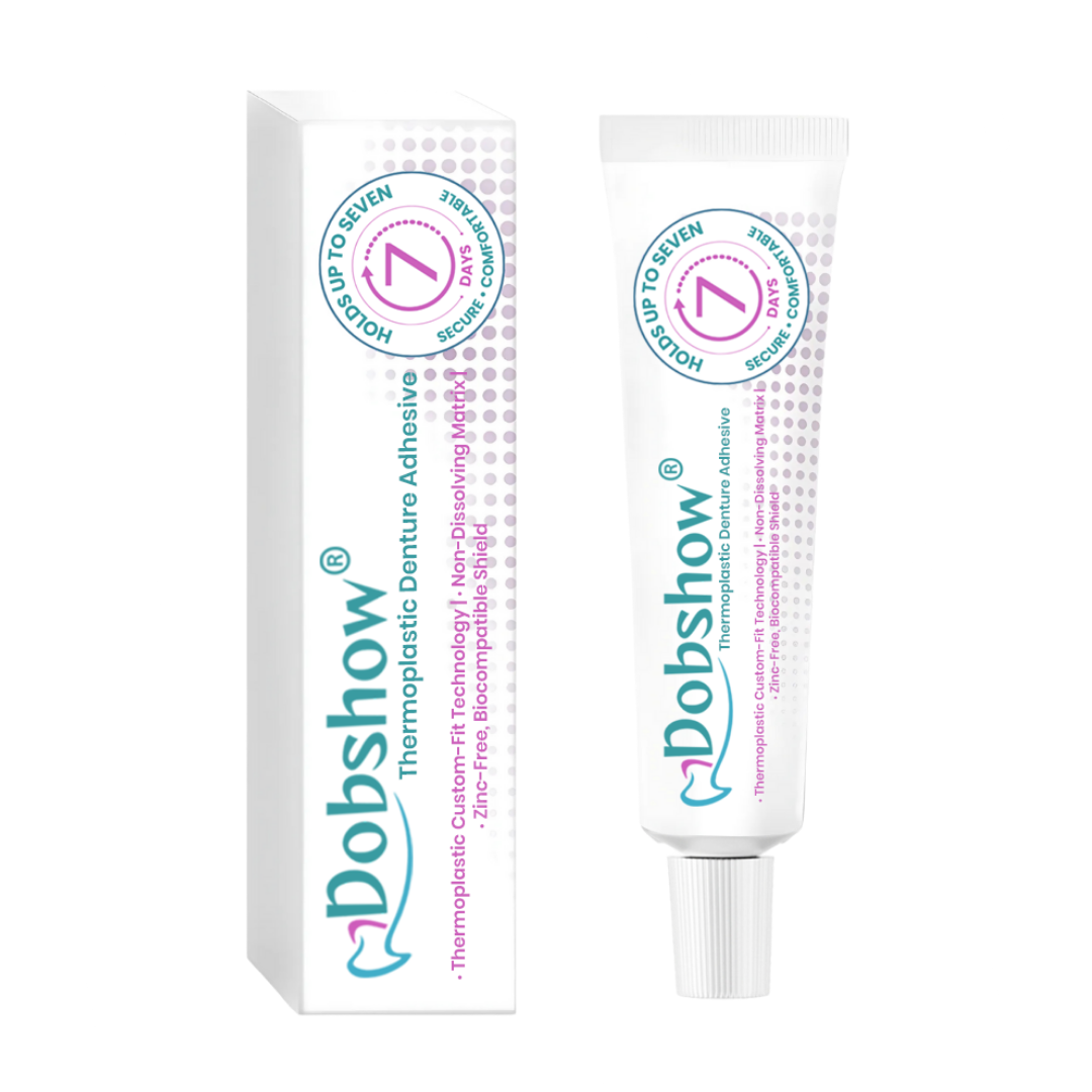 Dobshow® 7-Day Thermoplastic Adhesive 🛡️ Waterproof Custom Fit | No Daily Mess & Zinc-Free