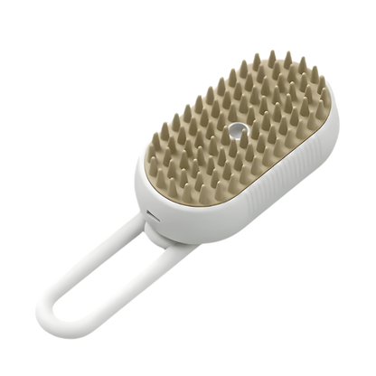 AEXZR® 3-in-1 Pet Steam Brush 🧖‍♀️ Massages & Removes Tangles | Stops Flying Fur