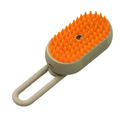 AEXZR® 3-in-1 Pet Steam Brush 🧖‍♀️ Massages & Removes Tangles | Stops Flying Fur