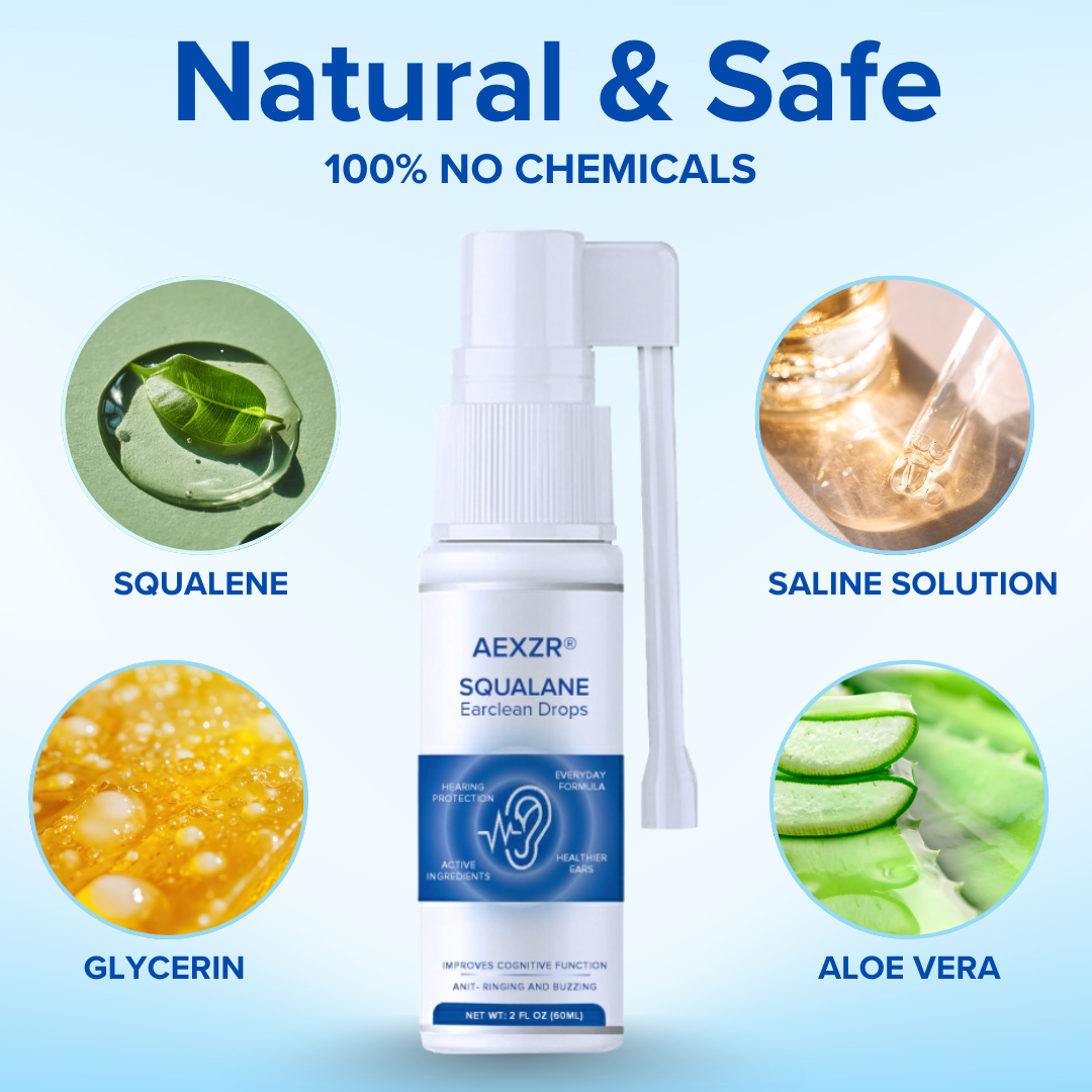 AEXZR® Squalane Ear Wax Remover 🧬 Dissolves Deep Wax