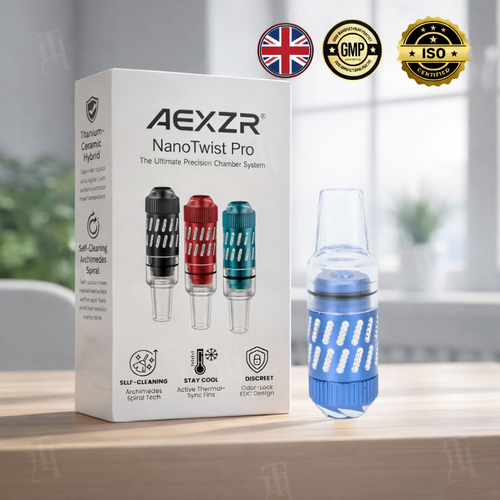 AEXZR® NanoTwist Pro  | Titanium & Zirconia Chamber | Cool Touch & Pure Flavor