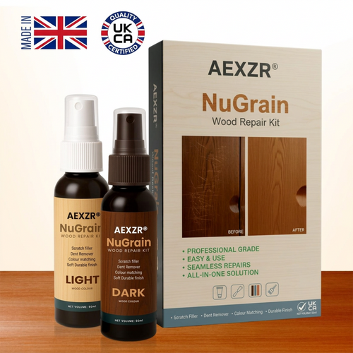 🪵 Make Wood Scratches Vanish in 60 Seconds | AEXZR® NuGrain Repair Kit