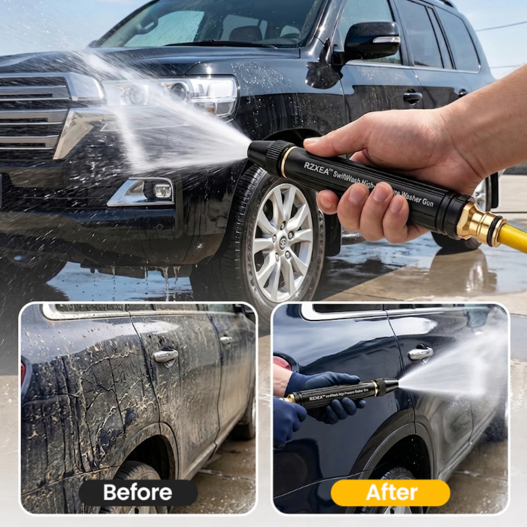 🏆 Official Store | RZXEA™ SwiftWash High-Pressure Washer Gun