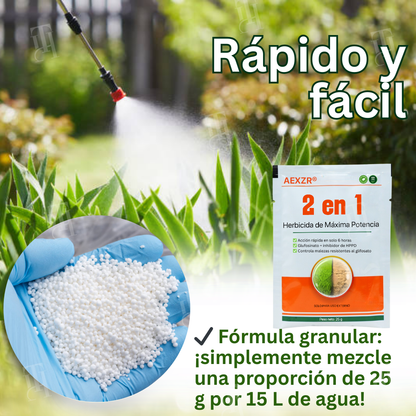 🌟 Tienda oficial |AEXZR® 2 en 1 Herbicida de Máxima Potencia