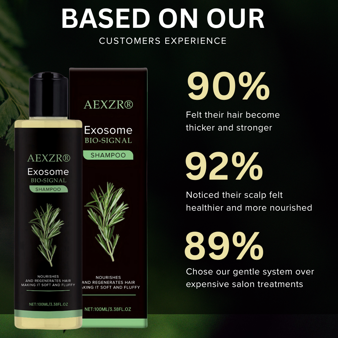 🏆 Official Store | AEXZR® Exosome Bio-Signal Revitalizing Shampoo