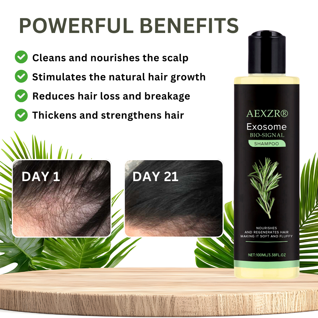 🏆 Official Store | AEXZR® Exosome Bio-Signal Revitalizing Shampoo