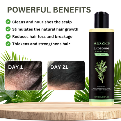 🏆 Official Store | AEXZR® Exosome Bio-Signal Revitalizing Shampoo