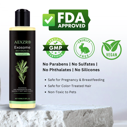 🏆 Official Store | AEXZR® Exosome Bio-Signal Revitalizing Shampoo