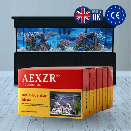 🏆 Official Store | 🌊 Achieve Crystal Clear Water & Thriving Fish 🌿AEXZR® Aquariums Aqua-Guardian Blend