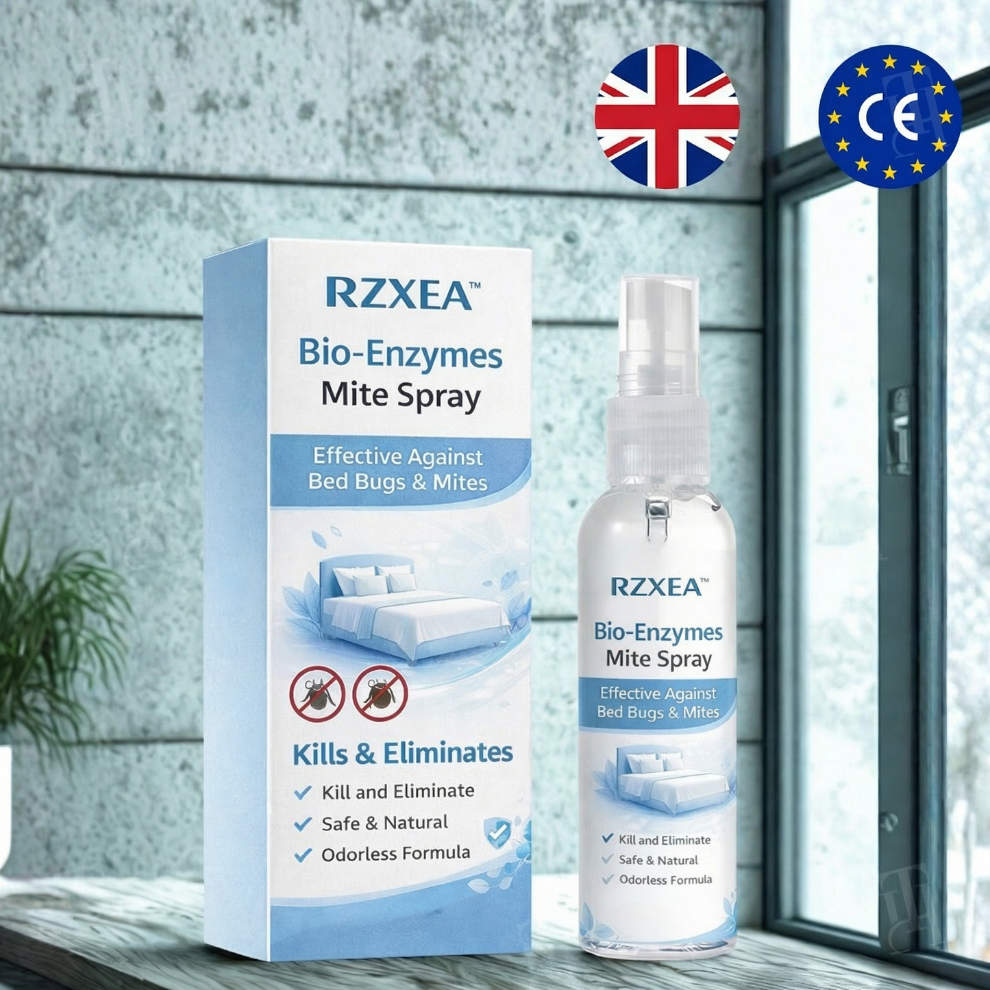 🏆 Official Store | RZXEA™ Bio-Enzymes Mite Spray