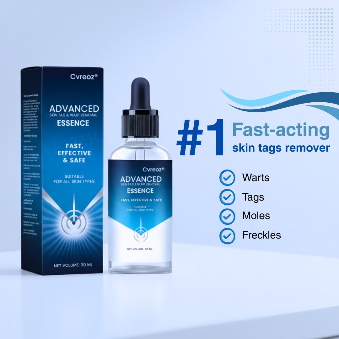 🧬 Pain-Free & Scarless in 14 Days | Cvreoz® Advanced Skin Tag & Wart Removal Essence