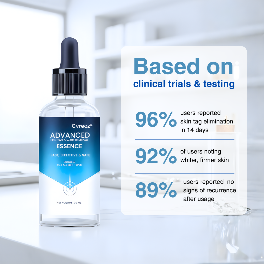 🧬 Pain-Free & Scarless in 14 Days | Cvreoz® Advanced Skin Tag & Wart Removal Essence