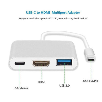 AEXZR®  3 in 1 TYPE-C HDMI Adapter