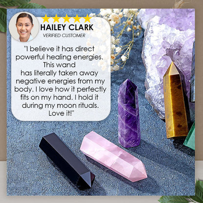 AEXZR® LucKeeper Crystal Wands