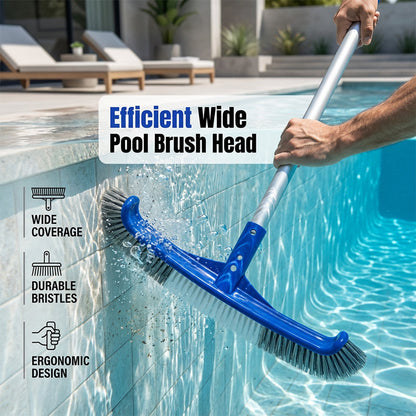 RZXEA™  Wide Pool Brush Head with Curved Ends