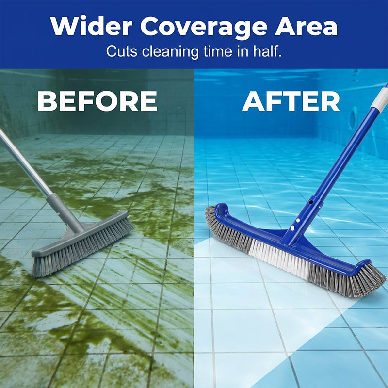 RZXEA™  Wide Pool Brush Head with Curved Ends