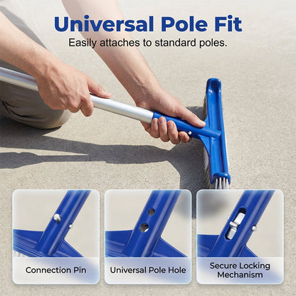 RZXEA™  Wide Pool Brush Head with Curved Ends